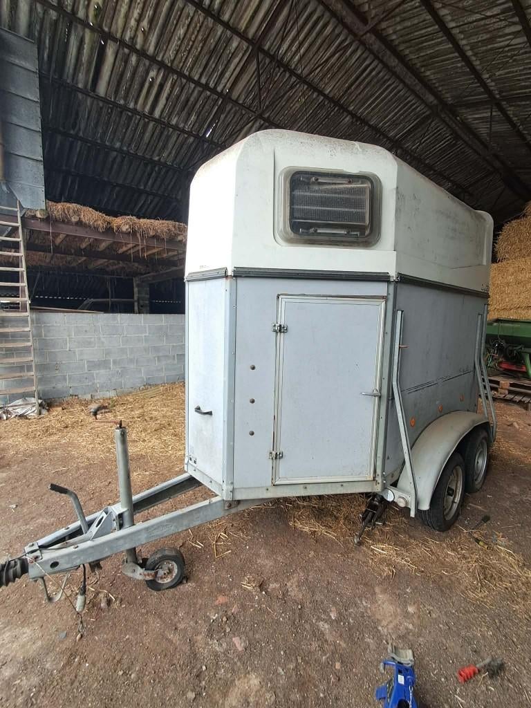 Van Bockmann DUO 1999, Ophalen, Gebruikt, Aluminium, 2-paards trailer