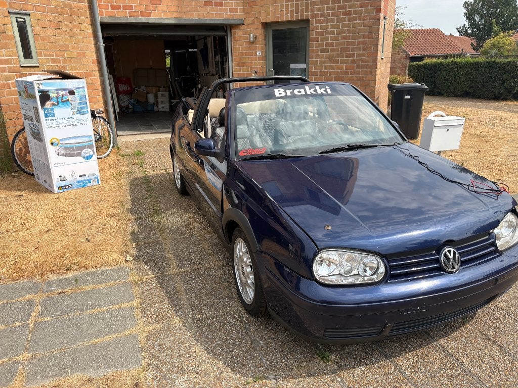 Golf 3/5 cabrio, Voorwielaandrijving, Beige, Cabriolet, Blauw