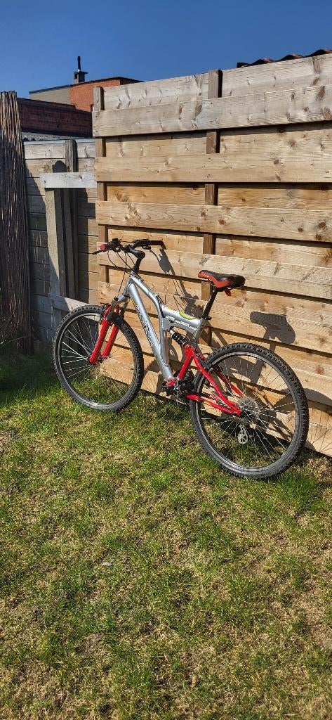 Mtb fiets Matrix grijs en rood, Ophalen, Gebruikt, Matrix, Versnellingen