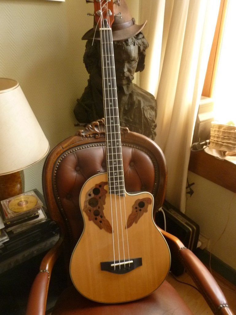 Acoustische basgitaar, Ophalen, Zo goed als nieuw, Semi-akoestisch