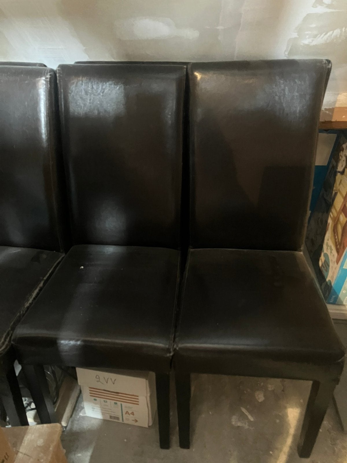6 chaises, Brun, Enlèvement, Autres matériaux, Cinq, Six Chaises ou plus