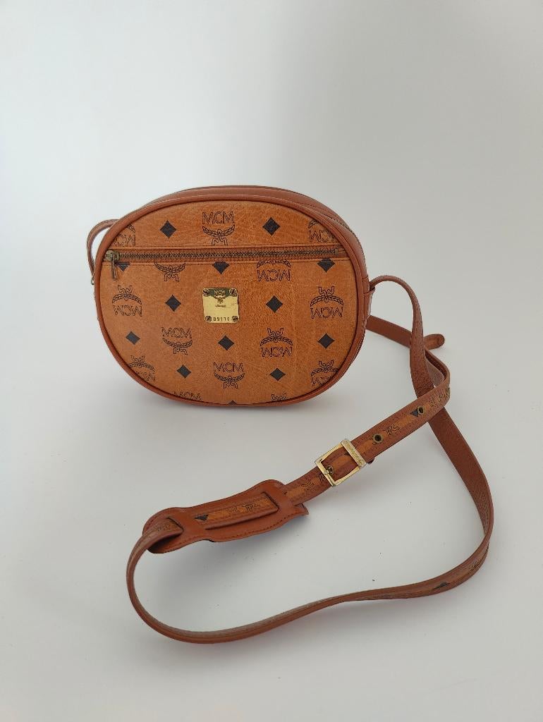 MCM - "Claire" handtas, Handtassen en Accessoires, Tassen | Damestassen, Ophalen, Gebruikt, Bruin, Handtas