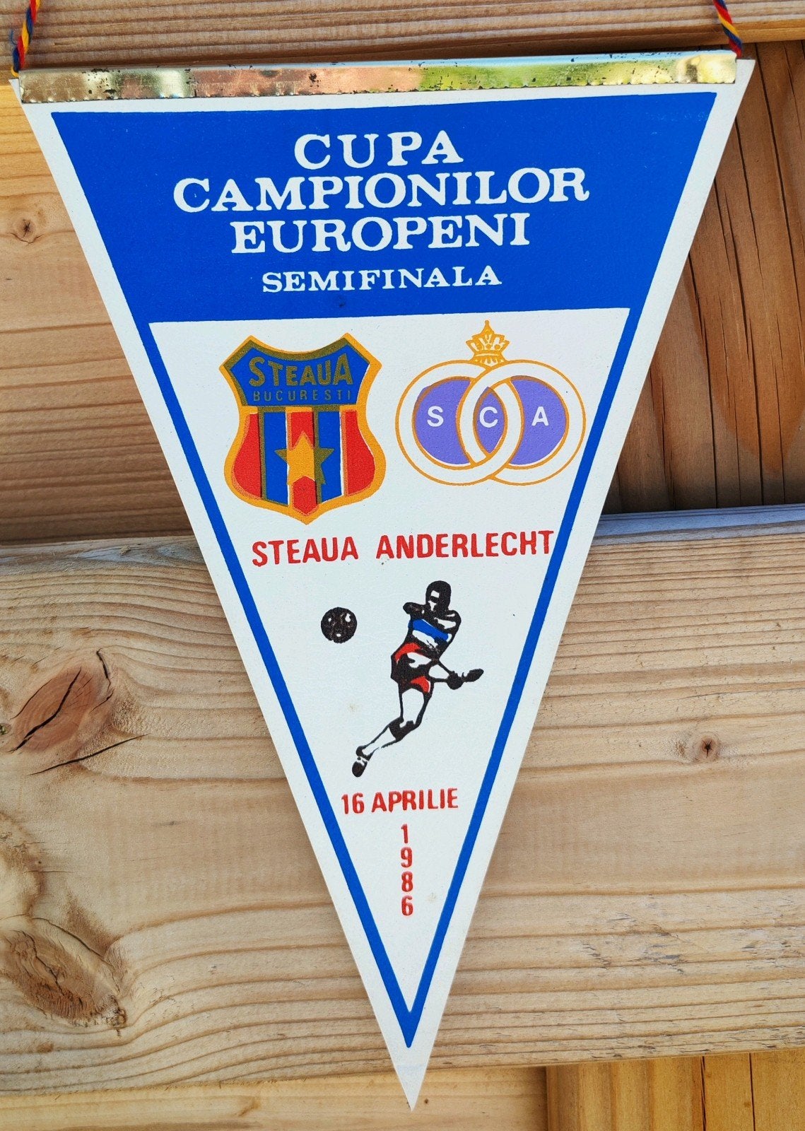 1986 Anderlecht Steaua Boekarest Europa cup, Ophalen of Verzenden