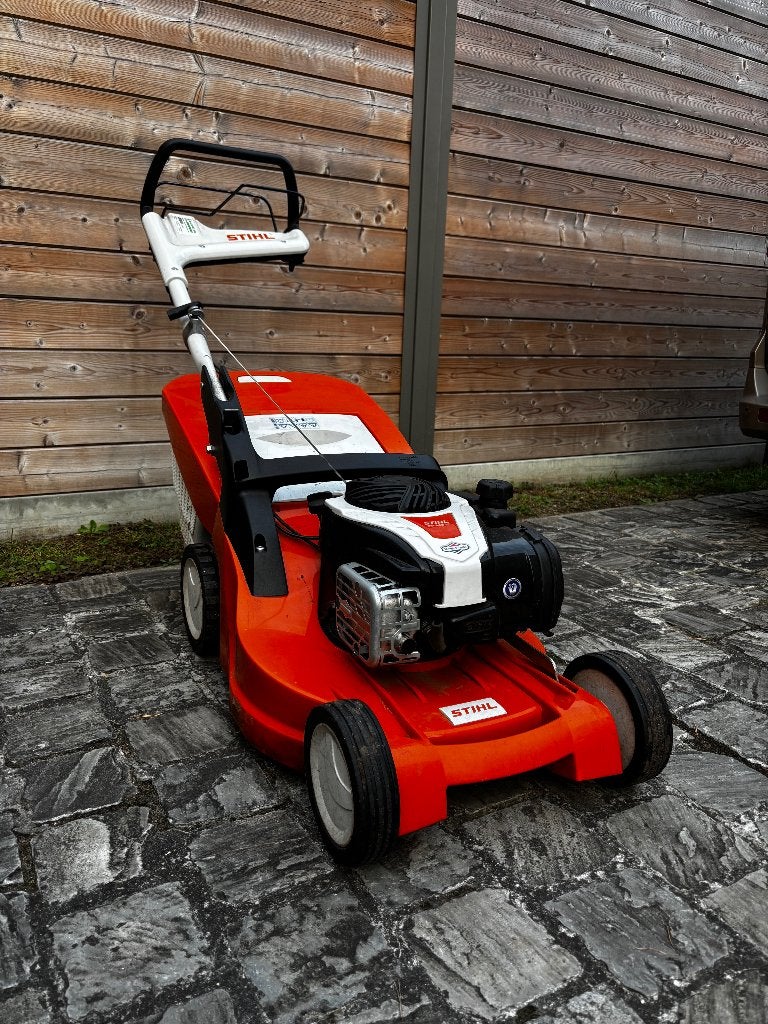 Stihl grasmachine RM 448 TC Benzine in zeer goede staat, Tuin en Terras, Ophalen, Cirkelmaaier, Stihl, Gebruikt