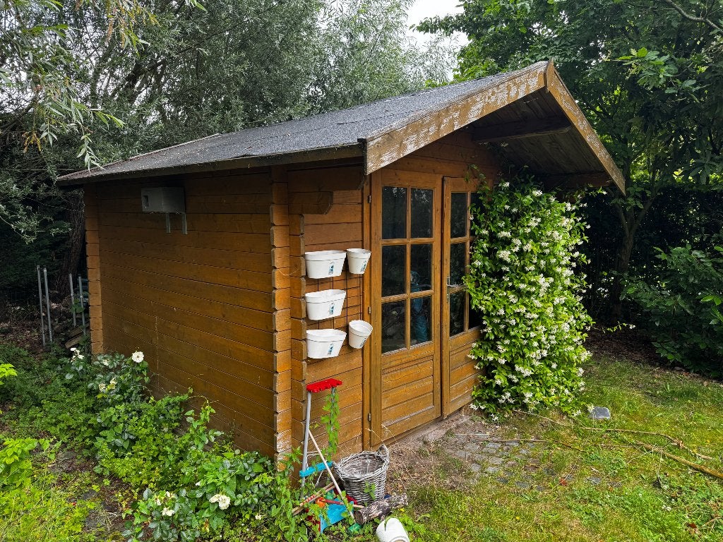 Blokhut tuinhuis gratis, Ophalen, Blokhut, 2 ramen, 250 tot 300 cm