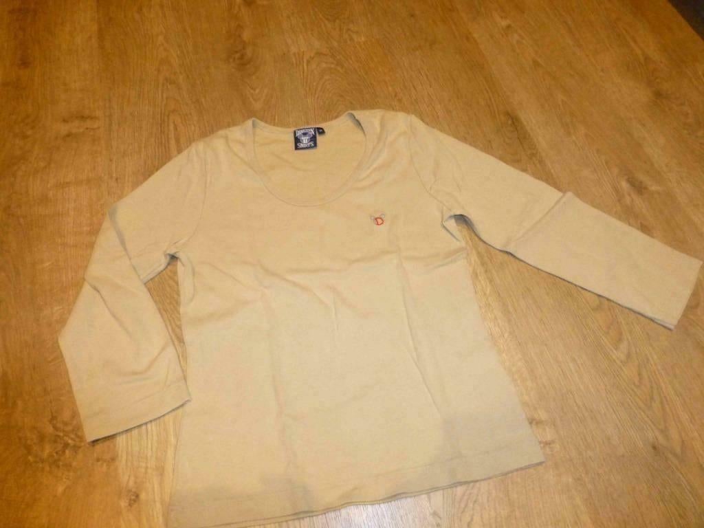 beige 3 kwart longsleeve van Donaldson maat Smal - Medium, Manches courtes, Enlèvement ou Envoi, Donaldson, Porté