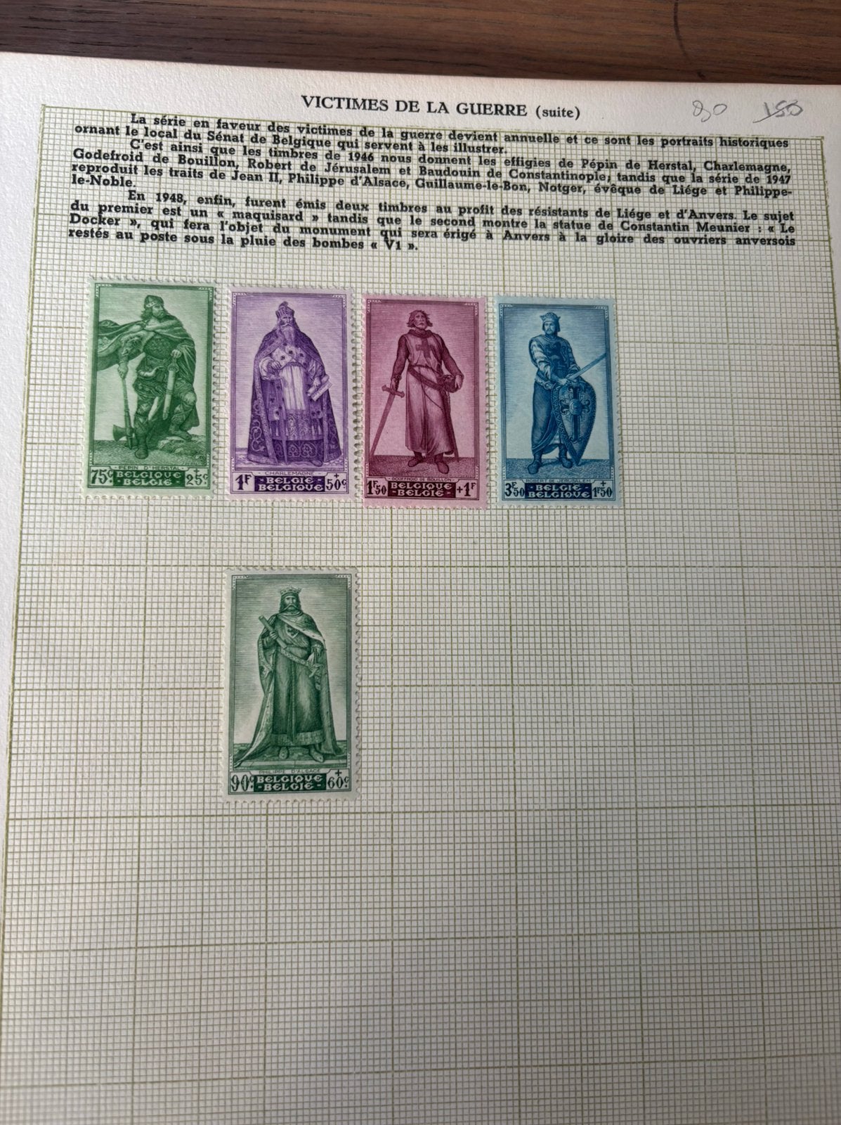 Oude Belgische postzegels, Enlèvement ou Envoi