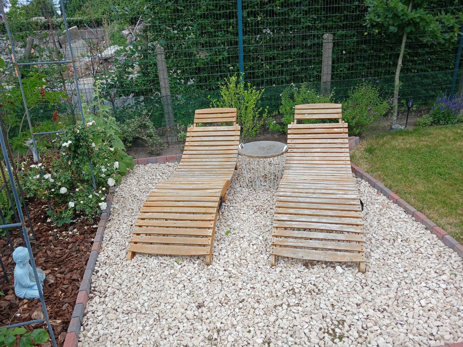 Teak houten ligstoelen, Ophalen, Zo goed als nieuw