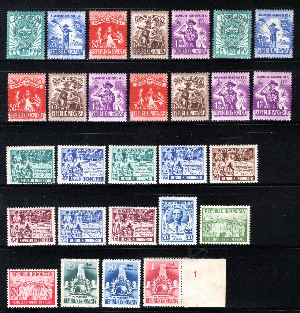 INDONESIE Jaar 1955 MH, Verzenden, Postfris, Zuid-Azië