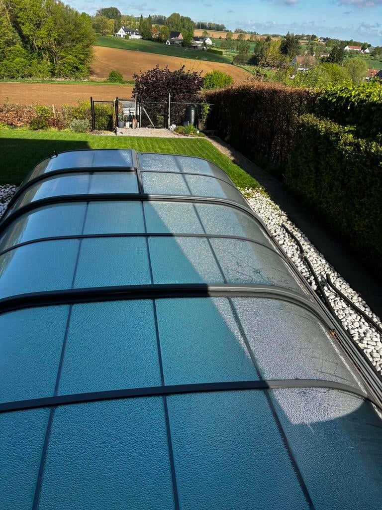 Telescopische zwembad cover, Ophalen, Gebruikt, Minder dan 80 cm, 300 cm of meer