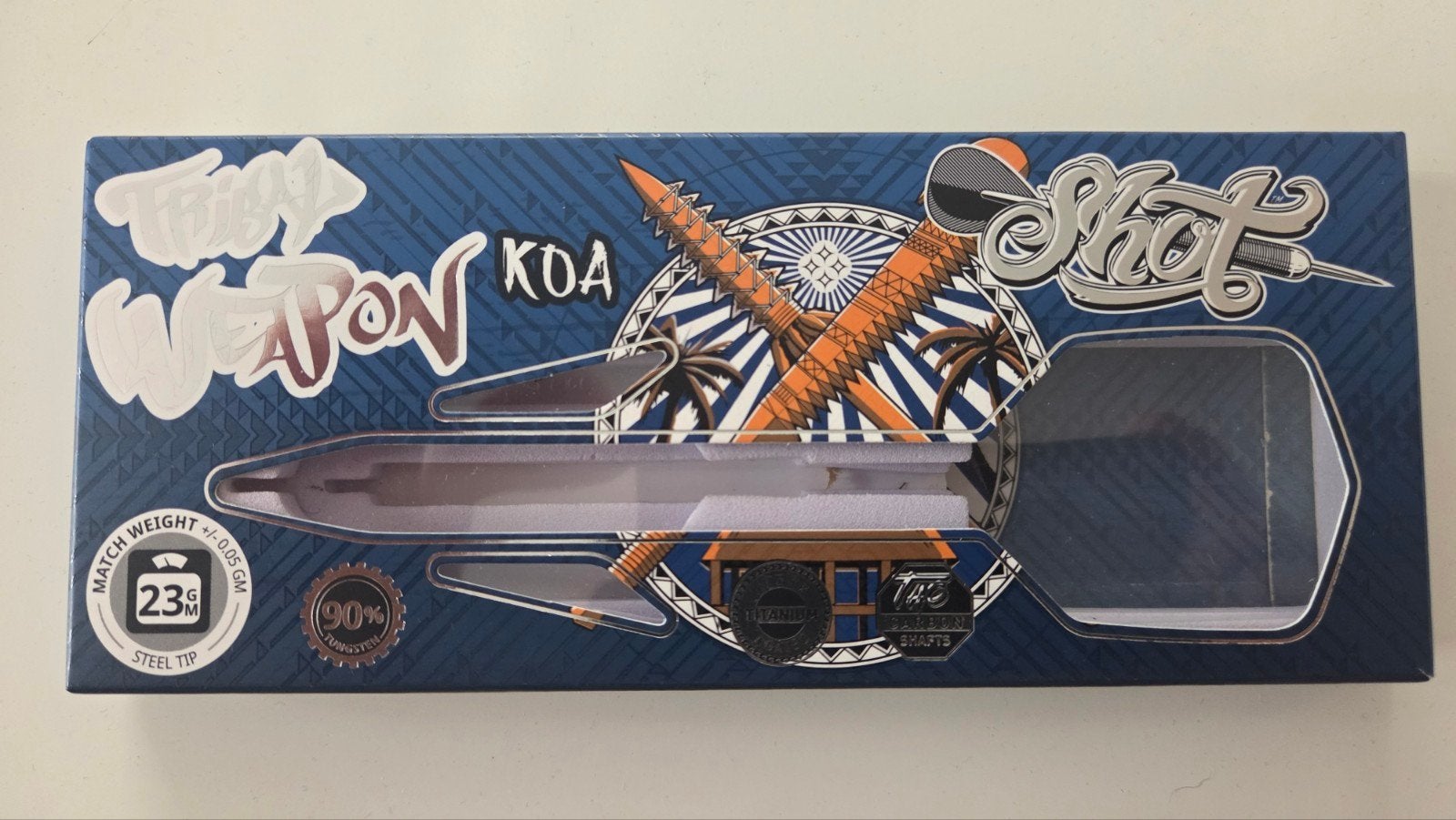 Shot Tribal Weapon KOA, Sport en Fitness, Darts, Ophalen of Verzenden, Gebruikt, Pijlen