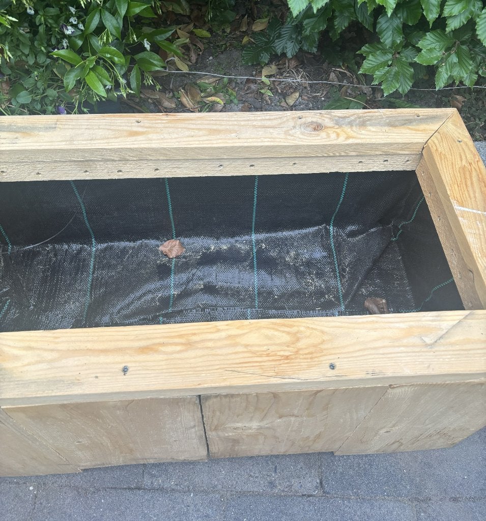 Robuuste steigerhouten plantenbak 80x40x40 cm, Tuin en Terras, Ophalen, Nieuw, Balkon, Rijkevorsel