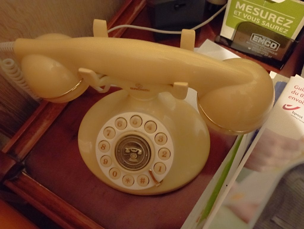 Téléphone style vintage déco, Télécoms, Enlèvement, Utilisé