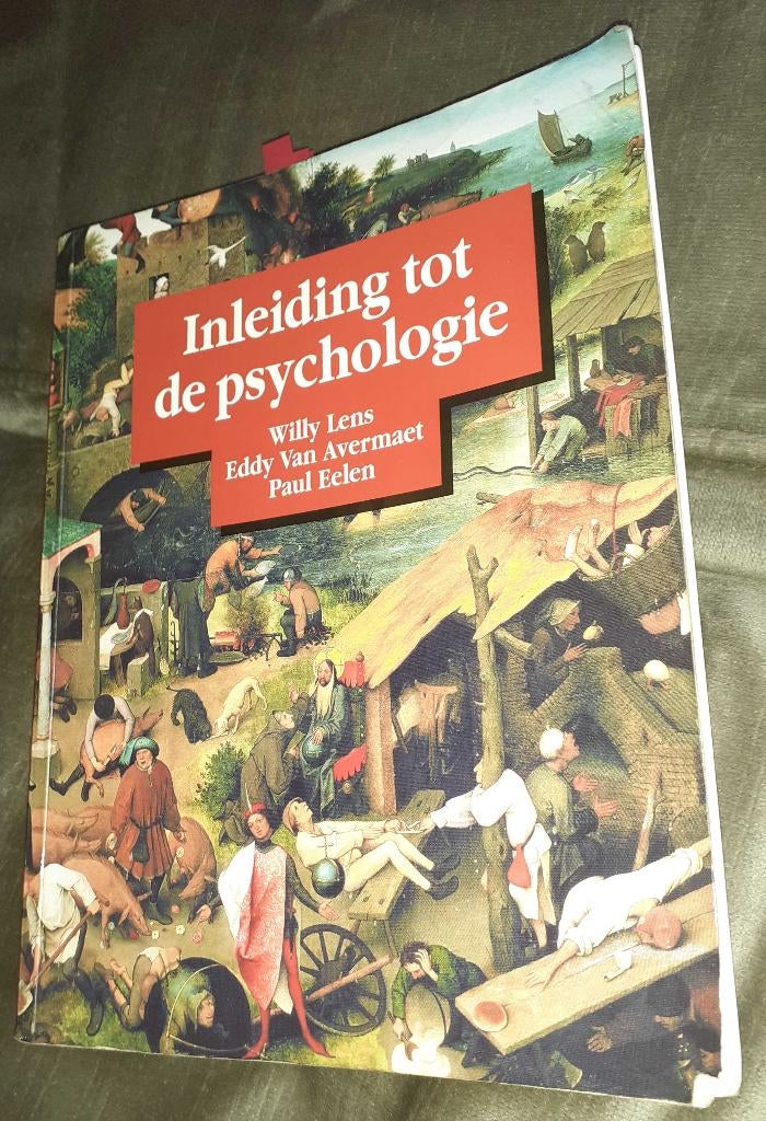 Boek Inleiding tot de psychologie - Lens Van Avermaet, Enlèvement ou Envoi, Comme neuf
