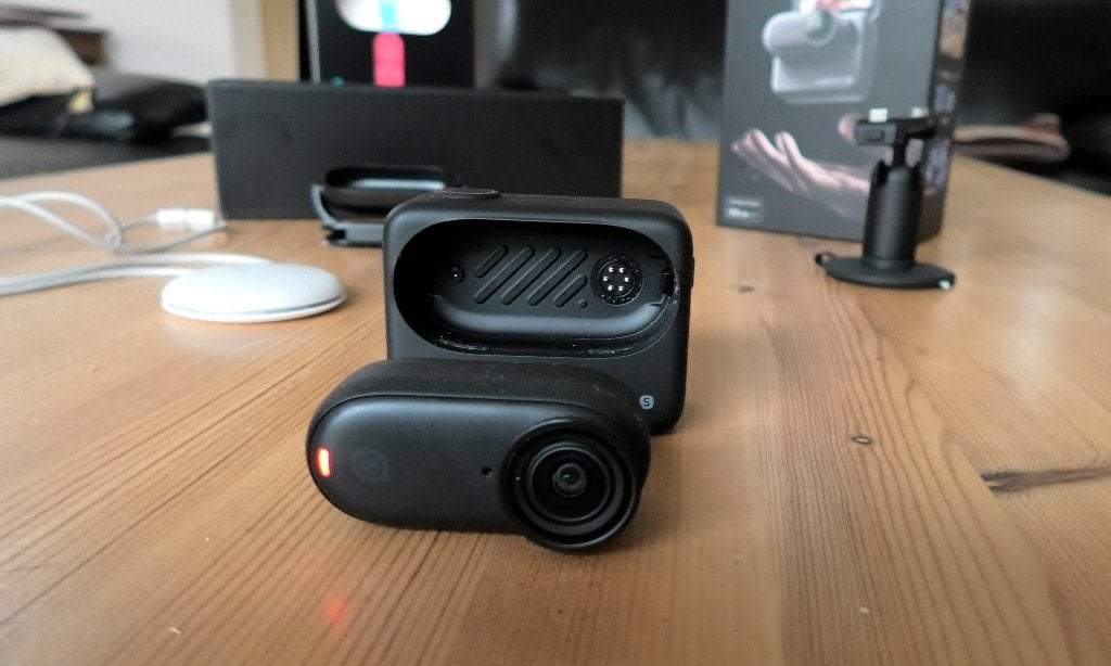 Insta360 GO 3S 128 Gb-camera onder garantie onder garantie, Ophalen of Verzenden, Zo goed als nieuw, Overige merken