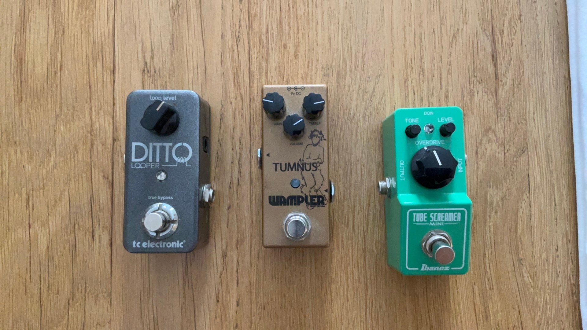 Tube screamer, Wampler, Tumnus, Looper, Enlèvement ou Envoi, Utilisé, Distortion, Overdrive ou Fuzz