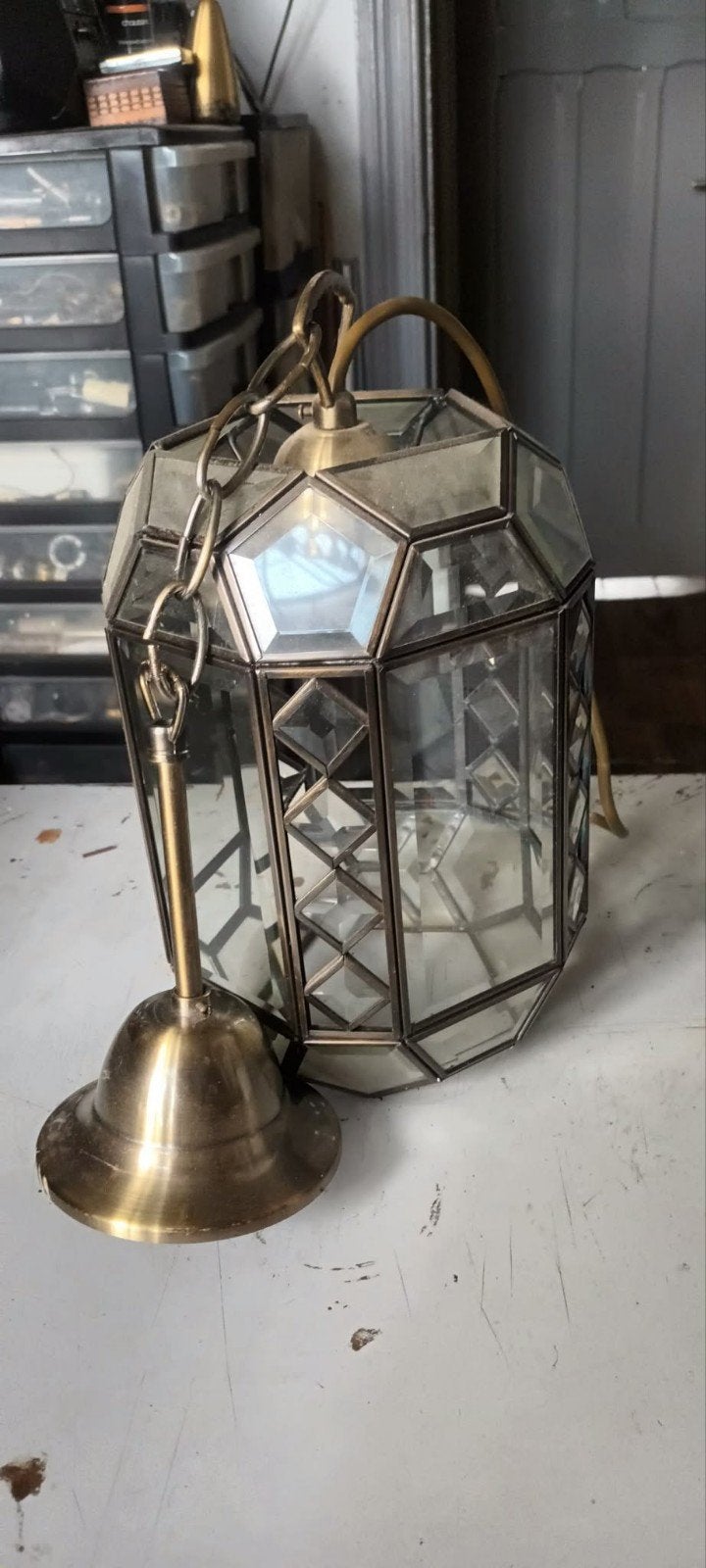 LANTERNE ART DECO., Enlèvement