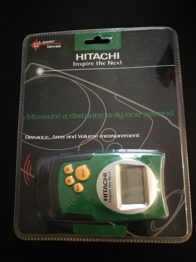 Hitachi Laser TD501A Ultrasonic afstandsmeter nieuw, Doe-het-zelf en Bouw, Ophalen of Verzenden, Nieuw, Afstand
