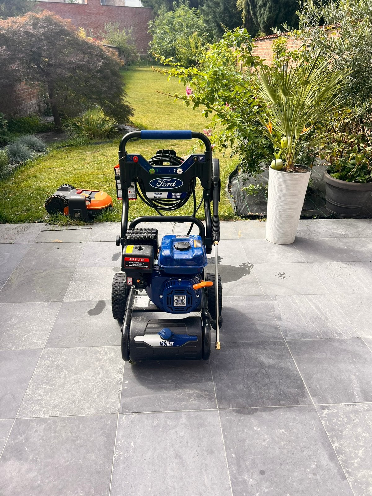 Nettoyeur haute pression Ford 186 bars – Neuf, Jardin & Terrasse, Enlèvement ou Envoi, Neuf, Essence, Avec pression d'eau réglable