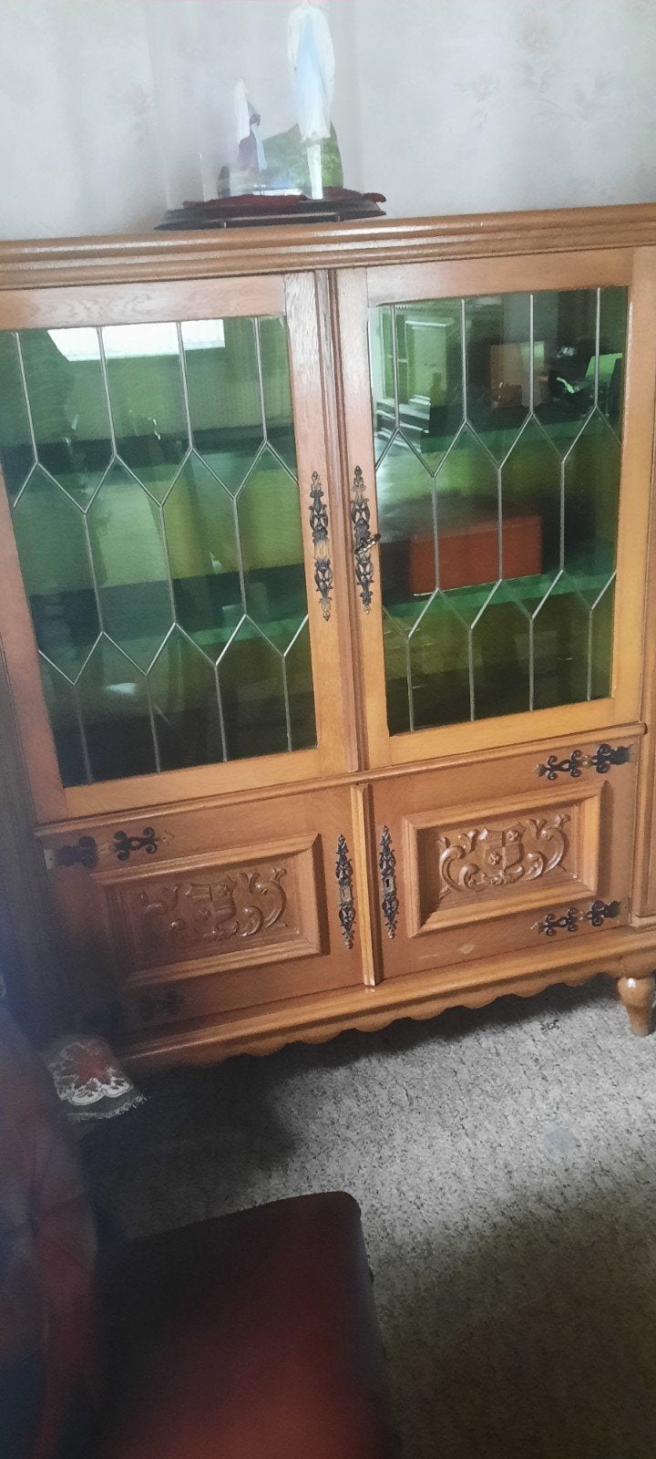 compleet Mechelse eetkamer, Ophalen, Klassiek, massief eiken eetkamer, Vlaams/Mechelse stijl, Eikenhout, Zo goed als nieuw