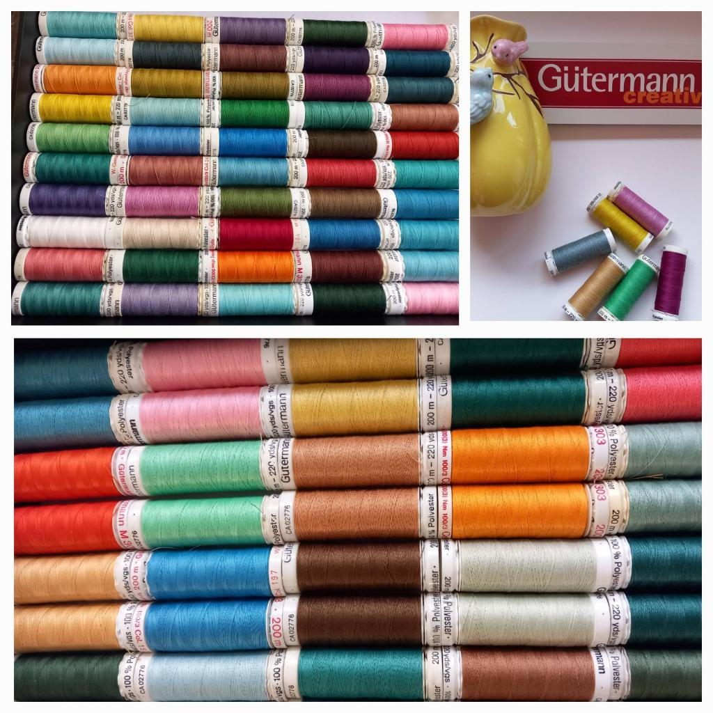 Paquet de fil à coudre 50 bobines de la marque gutermann ️️, Hobby & Loisirs créatifs, Couture & Fournitures, Neuf, Fil ou Aiguille(s)
