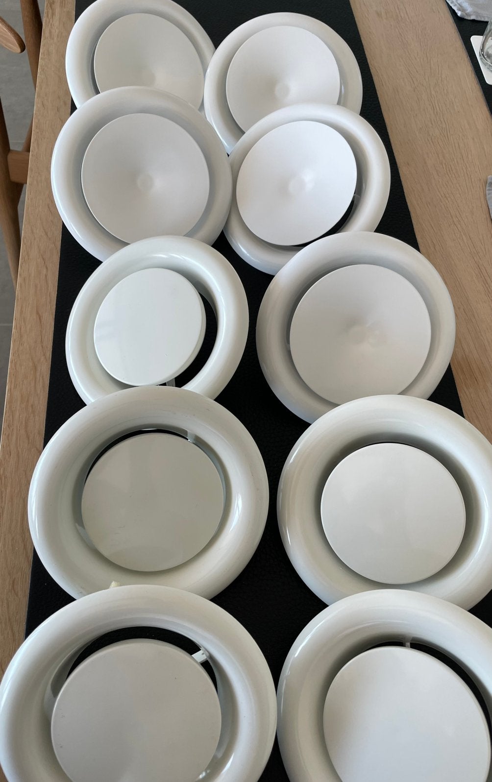 5 inblaas- en 5 afzuigventielen (125 buis), Ophalen, Gebruikt