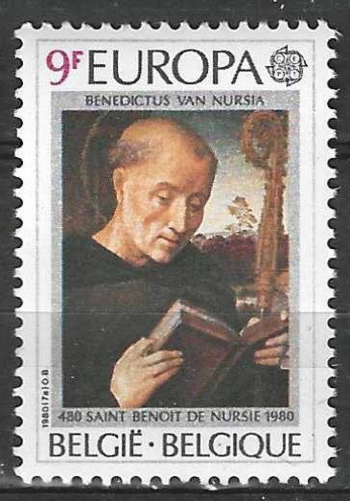 Belgique 1980 - Yvert 1970 /OBP 1972 - Europe (PF), Timbres & Monnaies, Envoi, Non oblitéré, Neuf, Europe