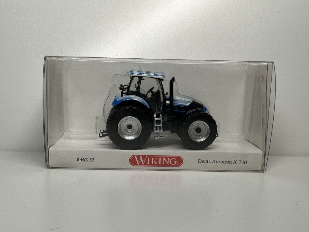 Tracteur Agricole DEUTZ Agrotron 1/87 HO WIKING Neuf + Boite, Enlèvement, Neuf, Grue, Tracteur ou Agricole, Wiking