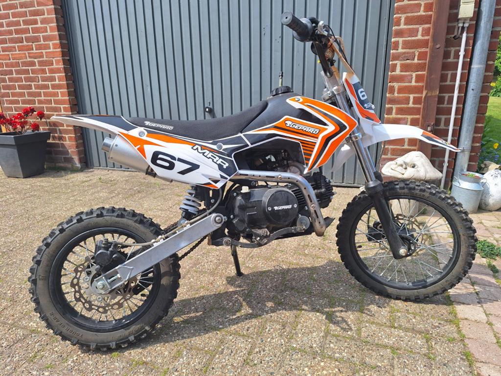Dirt/pitbike 125cc, Fietsen en Brommers, Ophalen