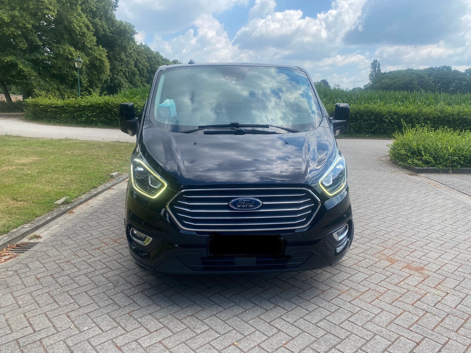 Ford Tourneo custom 8p, Auto's, Bi-Xenon koplampen, Zwart, Leder, 5 deurs