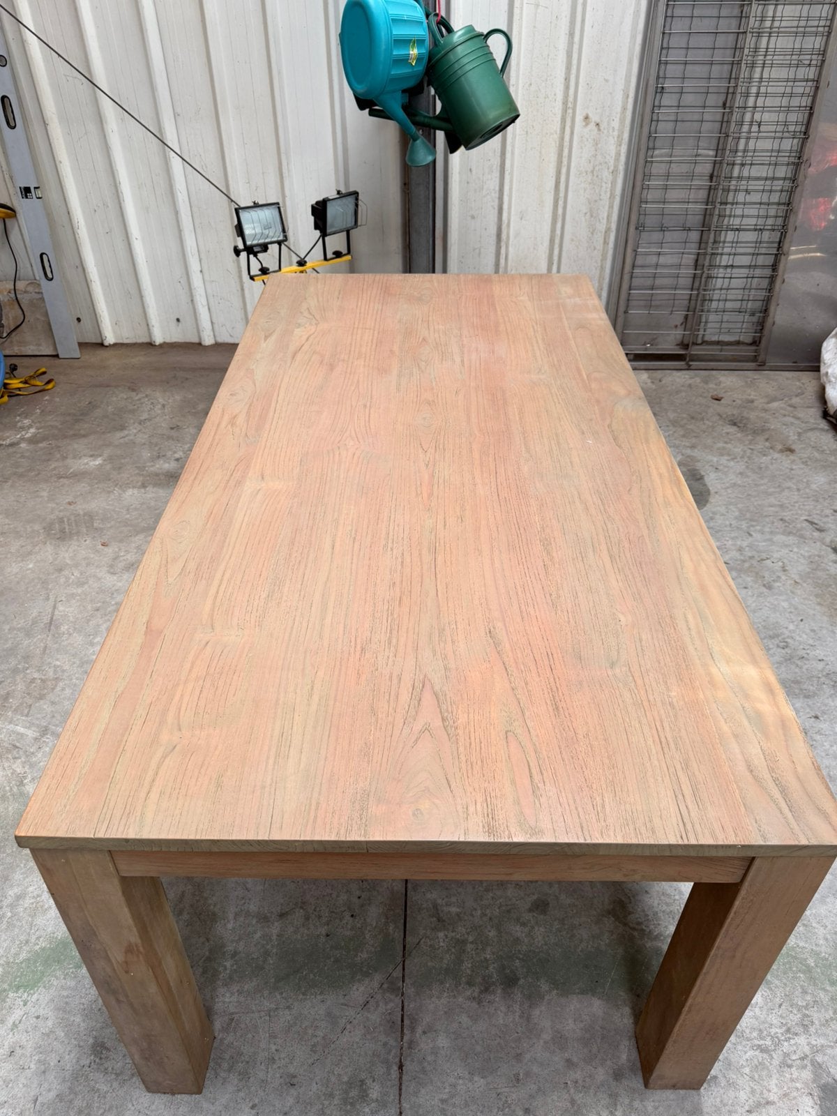 Tafel, Huis en Inrichting, Tafels | Eettafels, Ophalen, Gebruikt, 200 cm of meer