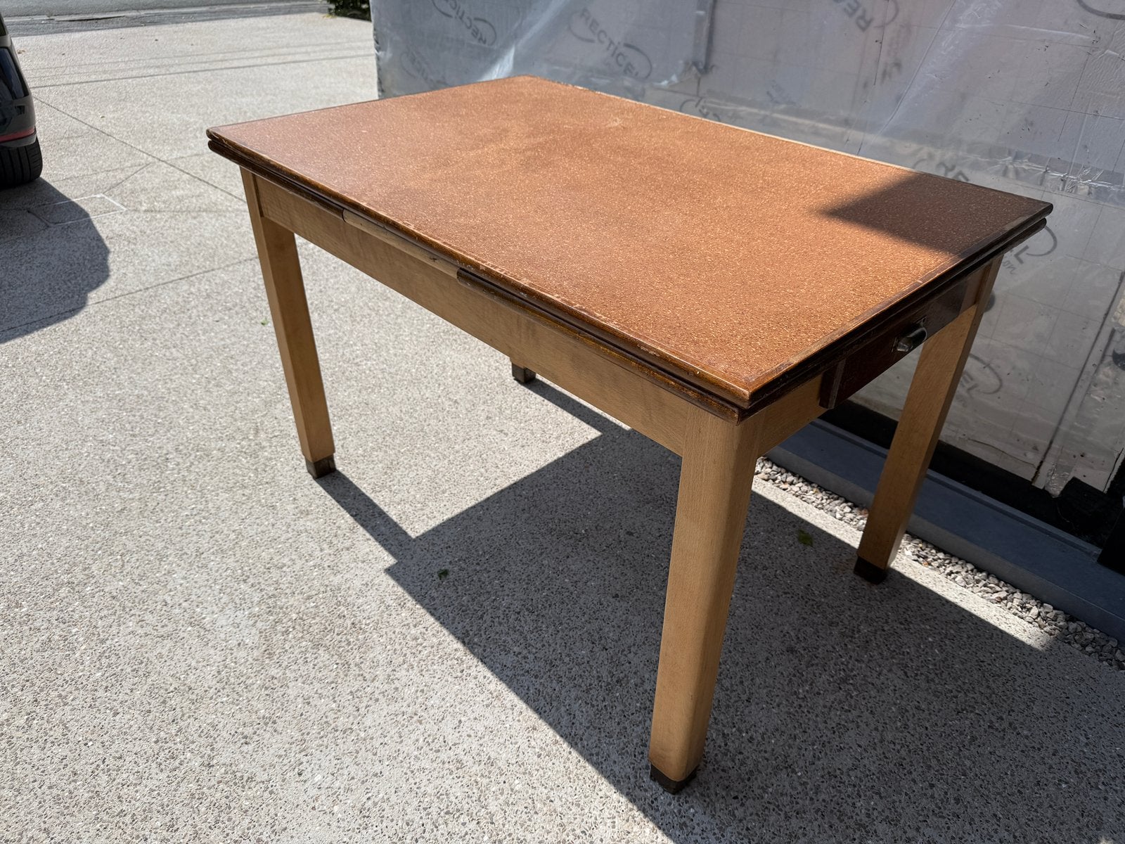 Houten tafel (retro), Enlèvement, Comme neuf