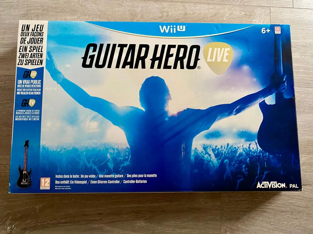 Pack Guitar Hero Wii U à vendre, Hobby & Loisirs créatifs, Enlèvement, Comme neuf