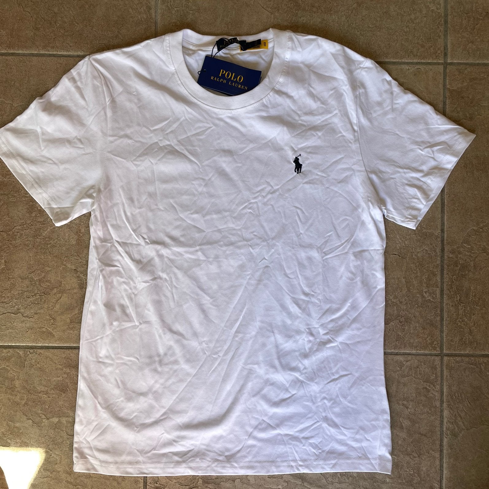 Ralph Lauren T-shirt Wit – Maat L (Uitstekende Staat), Verzenden, Nieuw, Maat 52/54 (L), Wit