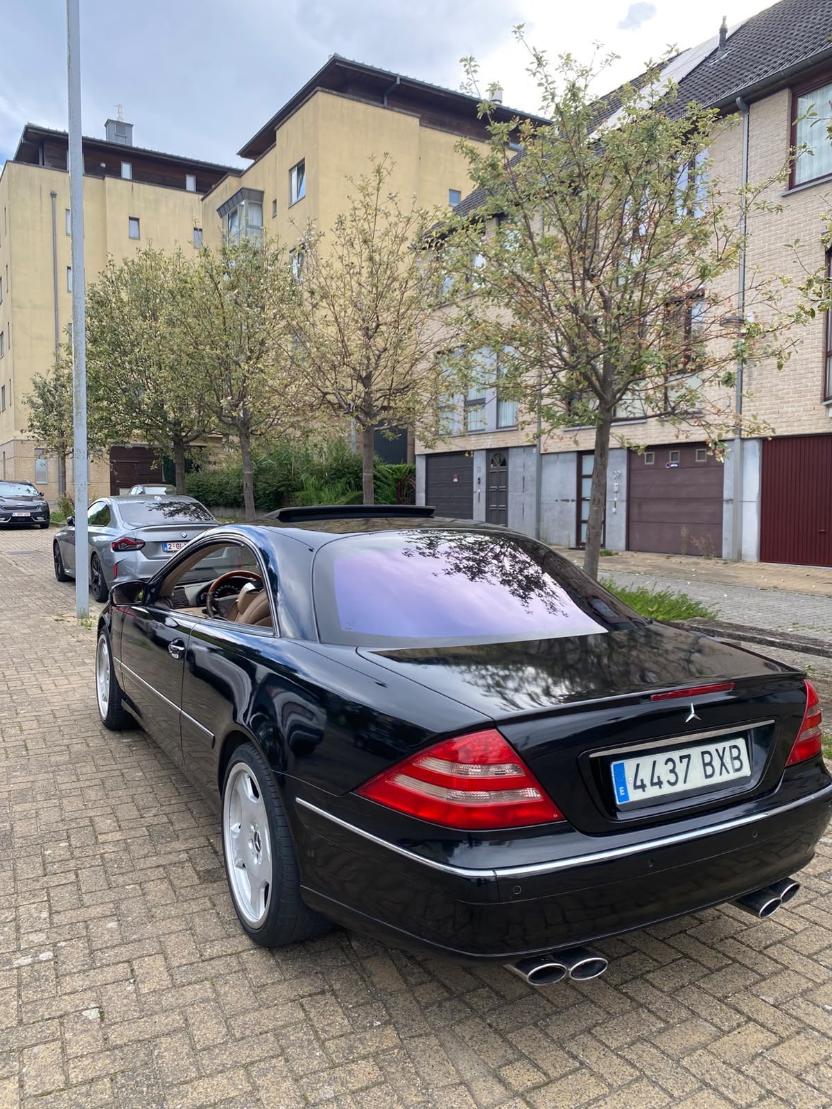 MERCEDES CL500, Beige, CL, Zwart, Leder