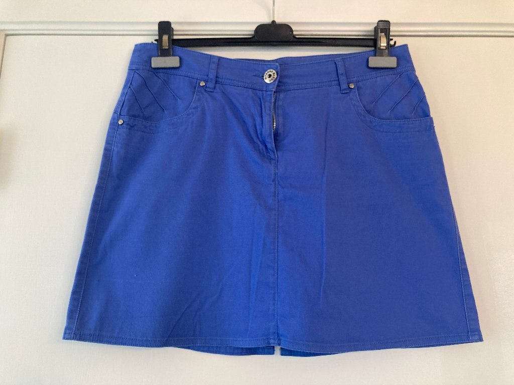 Blauwe rok - Terre Bleue - maat 40, Vêtements | Femmes, Jupes, Porté, Taille 38/40 (M), Bleu, Au-dessus du genou, Enlèvement ou Envoi