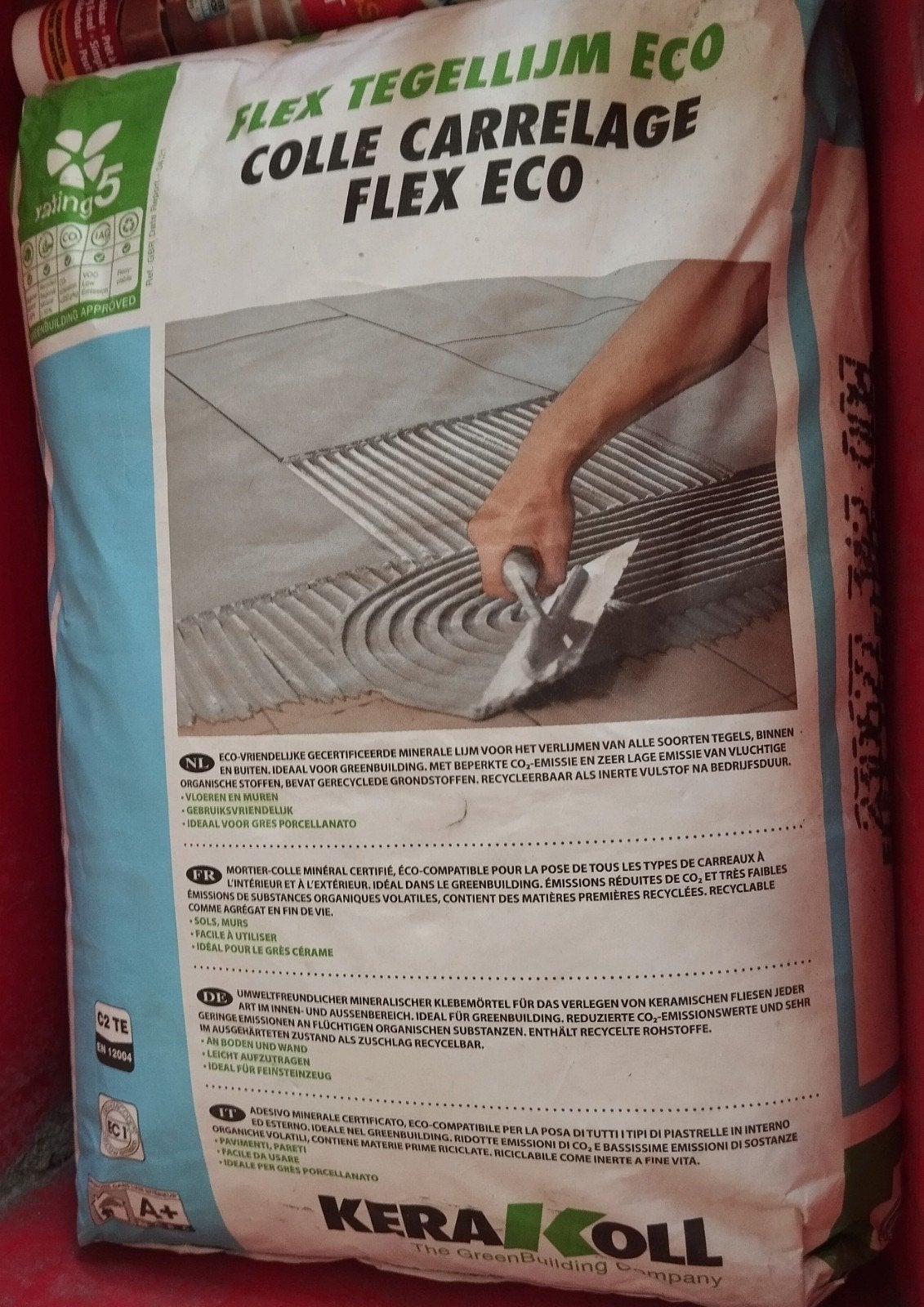 KeraKoll flex tegellijm eco, Doe-het-zelf en Bouw, Ophalen, Nieuw, Overige materialen