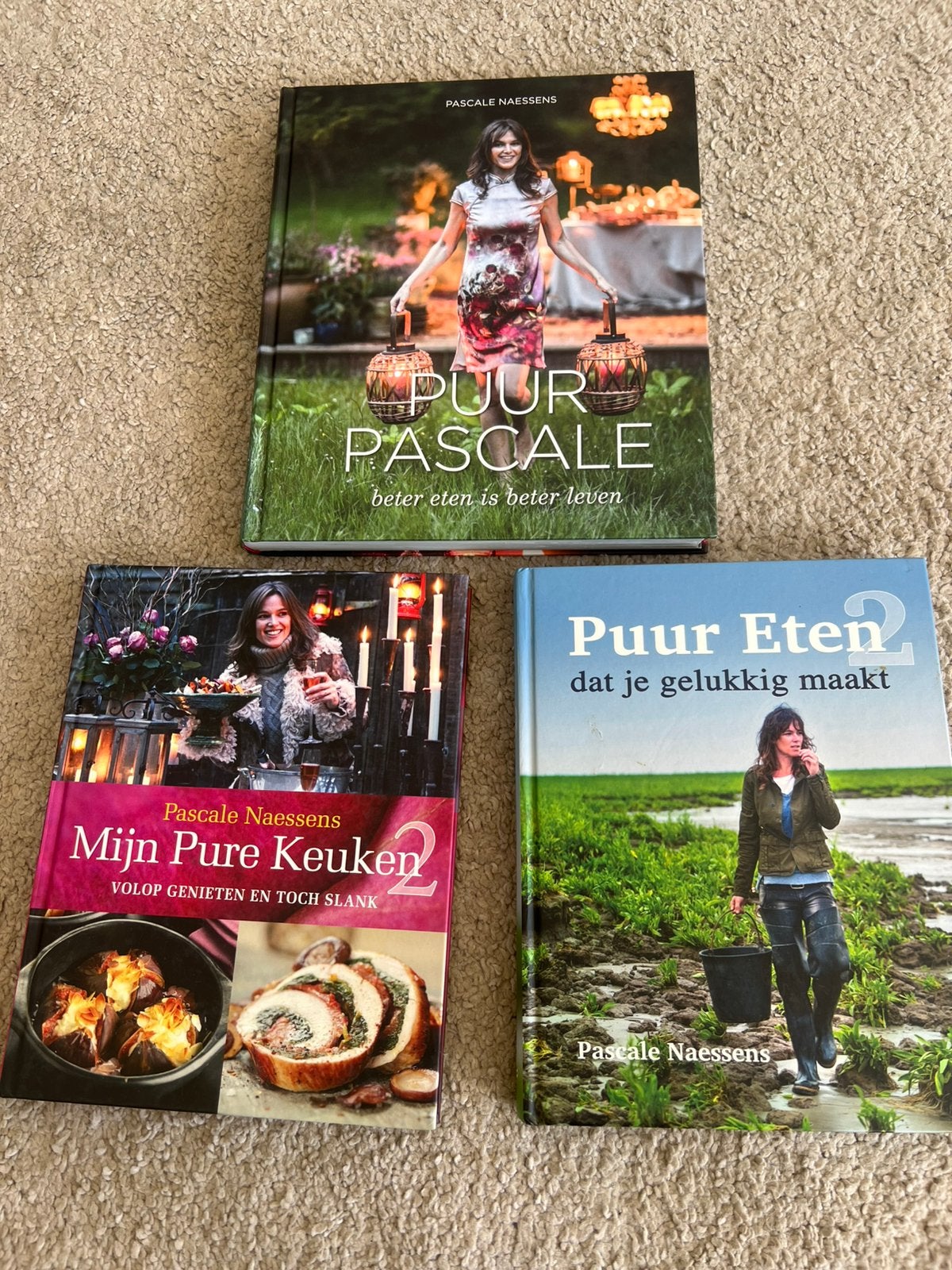 3 dikke hardcover kookboeken pascale Naessens, Ophalen of Verzenden, Zo goed als nieuw