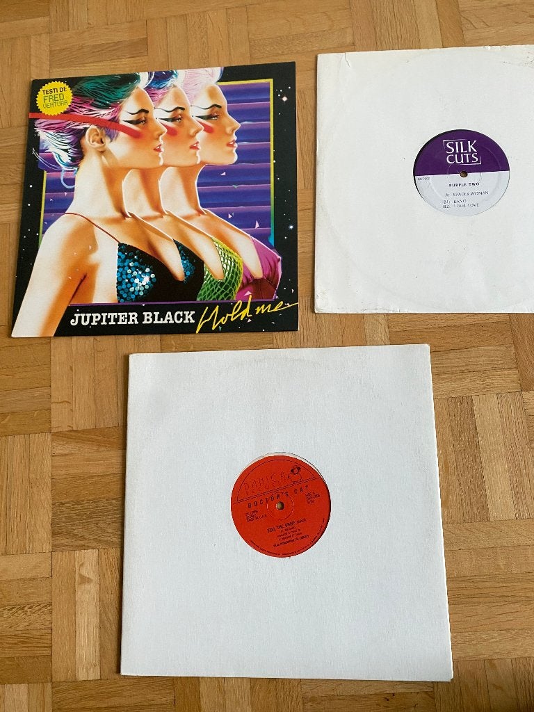 pakket 3 stuks vinyl 12" fred ventura doctor's cat charlie, Enlèvement ou Envoi, Comme neuf, Electro, LP