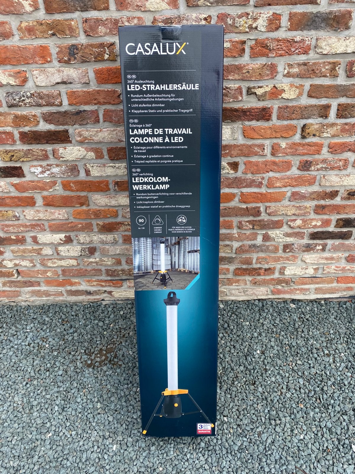 Ledkolomwerklamp, Ophalen, Minder dan 50 watt, Met statief, Zo goed als nieuw
