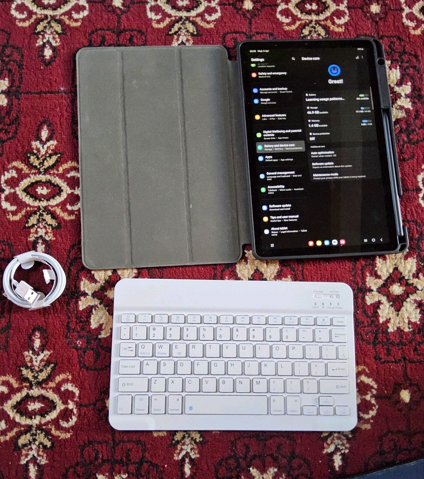 Samsung Galaxy Tab S6 Lite, presque neuf avec accessoires, Enlèvement ou Envoi