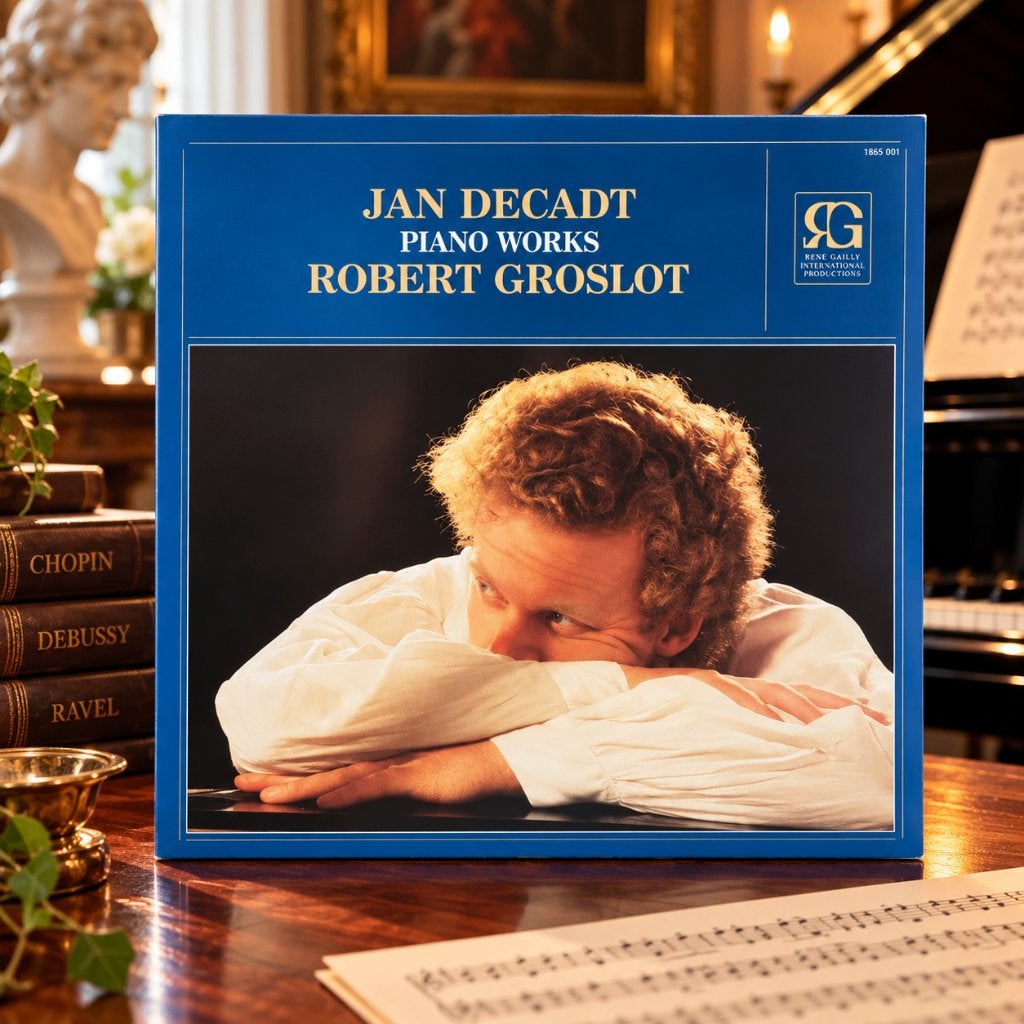LP Jan Decadt Piano Works Robert Groslot  1985 NM, Enlèvement ou Envoi, LP, Musique de chambre