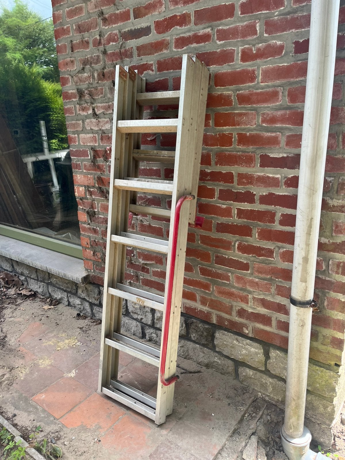 Zoldertrap valladder zolderladder, Doe-het-zelf en Bouw, Ladders en Trappen, Ophalen, Gebruikt, Ladder, Opvouwbaar of Inschuifbaar