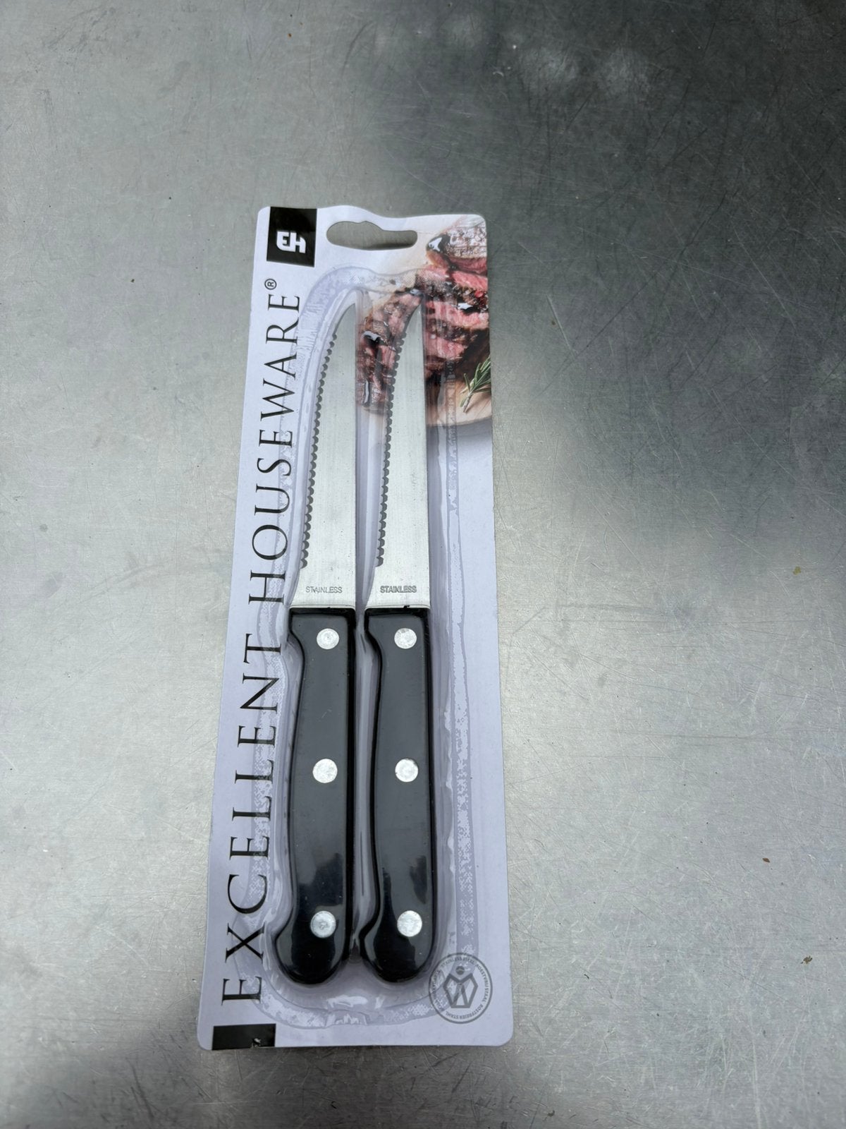 2 steakmessen, Huis en Inrichting, Keuken | Bestek, Ophalen, Nieuw, Overige merken, Eetmes