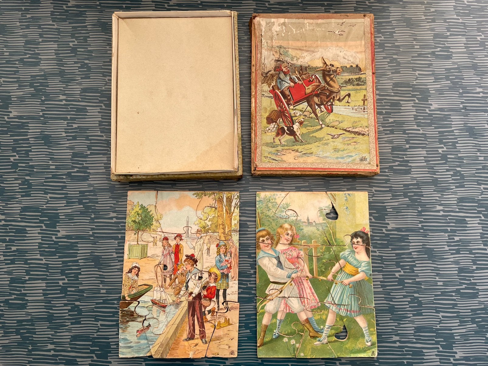 Puzzle ancien, Antiquités & Art, Antiquités | Jouets, Enlèvement ou Envoi