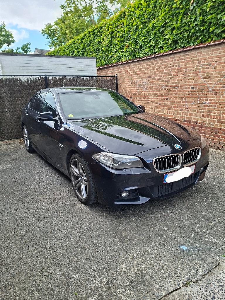 Bmw 520dA M-pakket 2016 190pk euro 6d, Auto's, Automaat, Achterwielaandrijving, 1995 cc, Blauw