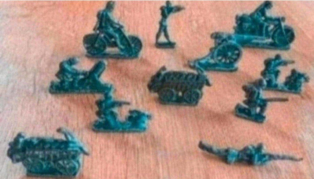 militaire figuurtjes uit tin. periode WO1, Antiek en Kunst, Ophalen of Verzenden