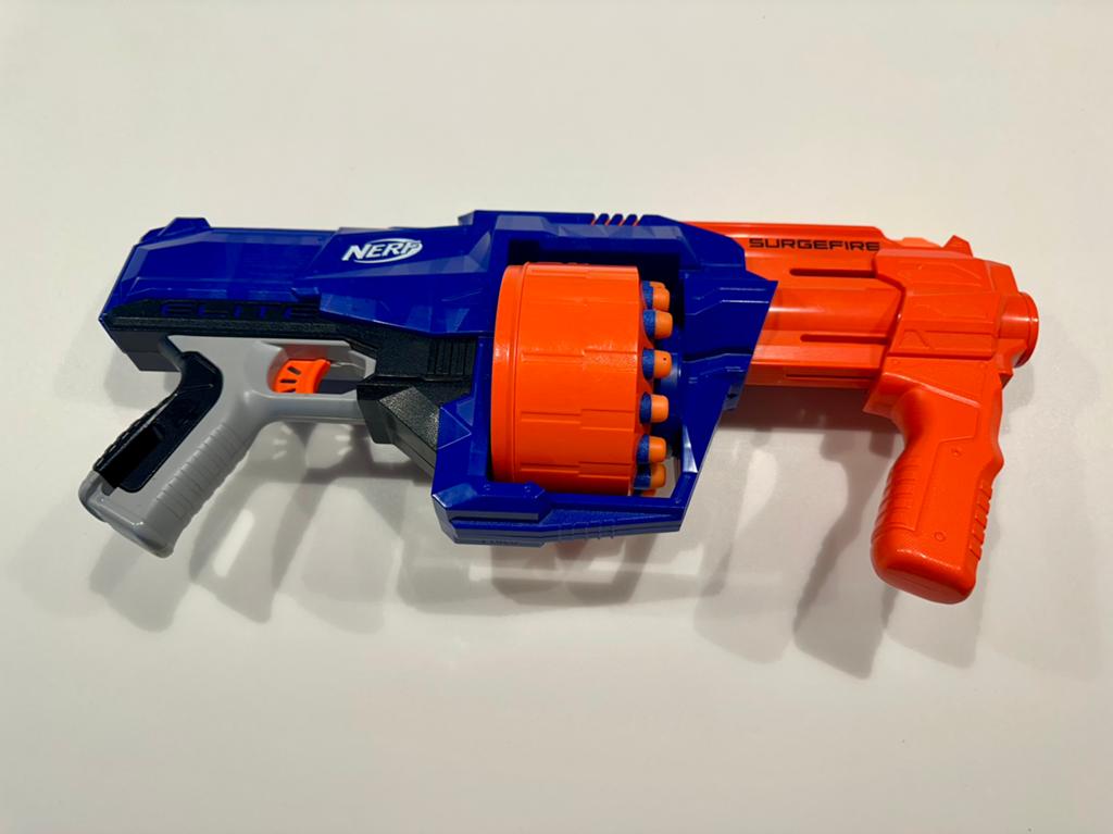 Nerf surgefire, Ophalen, Zo goed als nieuw