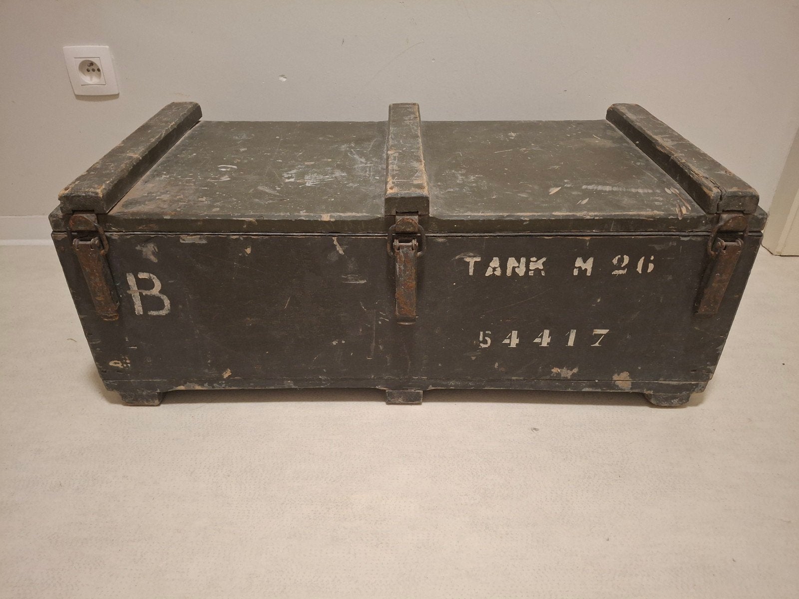 m26 pershing tank kist, Verzamelen, Militaria | Tweede Wereldoorlog, Ophalen