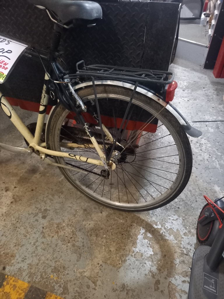 Herenfiets, Fietsen en Brommers, Gebruikt, Velgrem, Versnellingen, 53 tot 57 cm